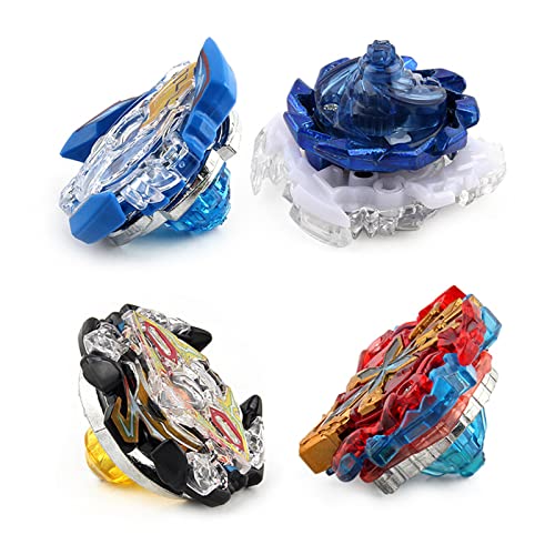 Acouto Toy Set 4 in Ausgezeichneter Balance Starke Impact Battling Top mit Dem Griff Stadium Red Toy Setbattle Top Setbattling Setbattling Toybu with (Blue) von Acouto