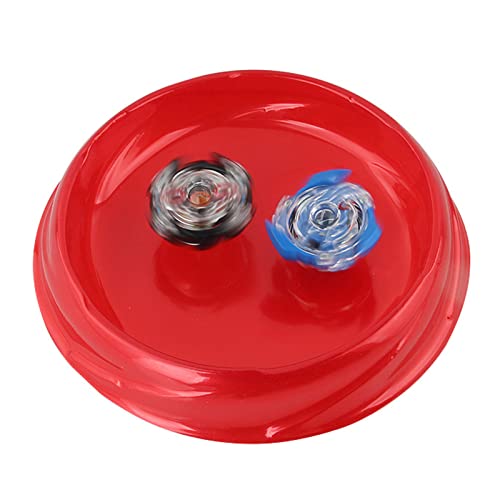 Acouto Toy Set 4 in Ausgezeichneter Balance Starke Impact Battling Top mit Dem Griff Stadium Red Toy Setbattle Top Setbattling Setbattling Toybu with (Rot) von Acouto