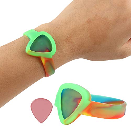 Acouto Tragbare Gitarren-Picks Armband Picks Armband Gitarrenpickelhalter () Picks Geeignetes Braceletguitar Armbandpick-Holding Armbandpicks (Colorful) von Acouto
