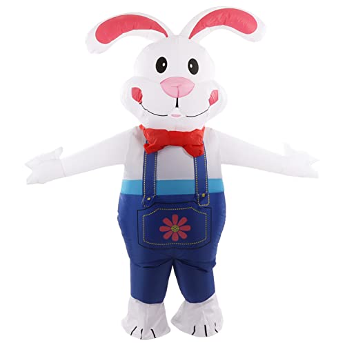 Acouto Wasserdichte Aufblasbare Hasenkostüm Faltbare Blow -up -Osterhasenanzug für Hochzeiten, Halloween, Weihnachten, Outdoor Partys für Erwachsene, 190t Polyester Stoff Acouto Wasserdichte Aufblasbare Hasenkostüm Faltbare Blow -up -Osterhasenanzug für Hochzeiten, Halloween, Weihnachten, Outdoor Partys für Erwachsene, 190t Polyester Stoff von Acouto