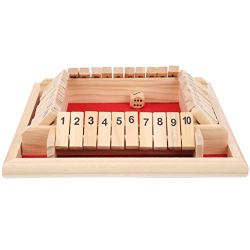 Acouto Wooden Schließe das Box Dice Game 4 -Seiten 10 Zahlen Board Tabletop Pub -Spiel für Erwachsene Basic Classroom Im Verbesserung Fähigkeiten. Soziale und Requisiten Gut und feiern. Beim Easy Acouto Wooden Schließe das Box Dice Game 4 -Seiten 10 Zahlen Board Tabletop Pub -Spiel für Erwachsene Basic Classroom Im Verbesserung Fähigkeiten. Soziale und Requisiten Gut und feiern. Beim Easy von Acouto