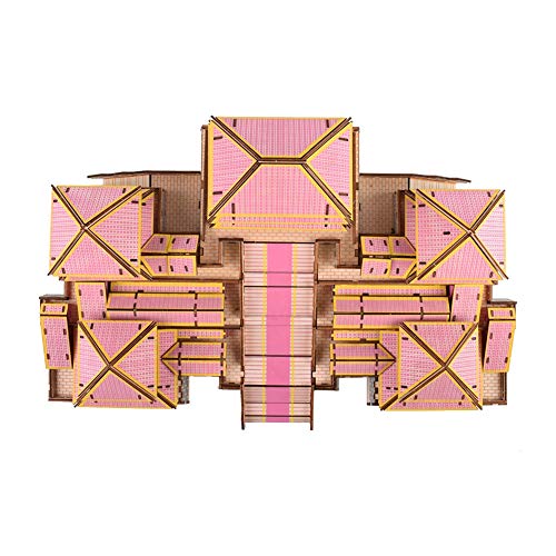 DIY Kinder 3D Puzzle Spielzeug Chinesisches Traditionelles Treffen Haus Modell Holzzubehör Montiert Puzzle Intelligentes Spielzeug DIY Kinder 3D Puzzle Spielzeug Chinesisches Traditionelles Treffen Haus Modell Holzzubehör Montiert Puzzle Intelligentes Spielzeug von Acouto