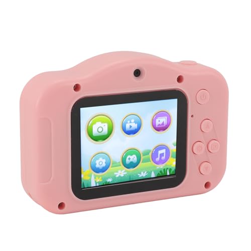 Kids Digitalkamera mit 40 MP Dualkameras 1080p Videos MP3 -Wiedergabe Bildungsspiele Schockproof Shell Tragbarer Hangsgurt für Jungen und Mädchen ab 6 Jahren (#1) von Acouto
