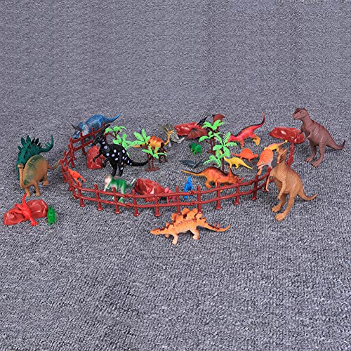 Pädagogische Dinosaurier Spielzeugsets, 44 Stück Miniatur Tiermodell Spielzeug Dinosaurier Figuren für, Kleinkinder, Tolles Geschenkset (Dinosaurier 44-teiliges Set (ohne Eier)) von Acouto