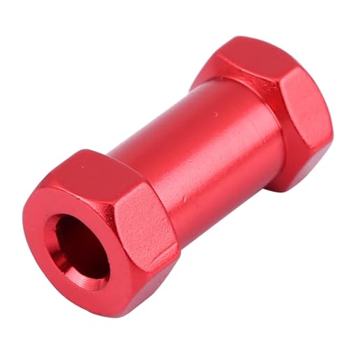 RC Hex Wheel Hub Metal Adapter für D90 AX10 CC01 SCX10 F350 RC Crawler, Leichtes Upgrade für überlegene Handhabung, Einfache Installation für RC -Enthusiasten (25mm rot) von Acouto