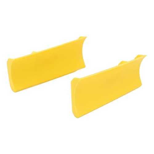 Schneepflug-Schuhaufsatz, Schuhornamente PLA 2 Stück für den Außenbereich (Yellow) von Acouto