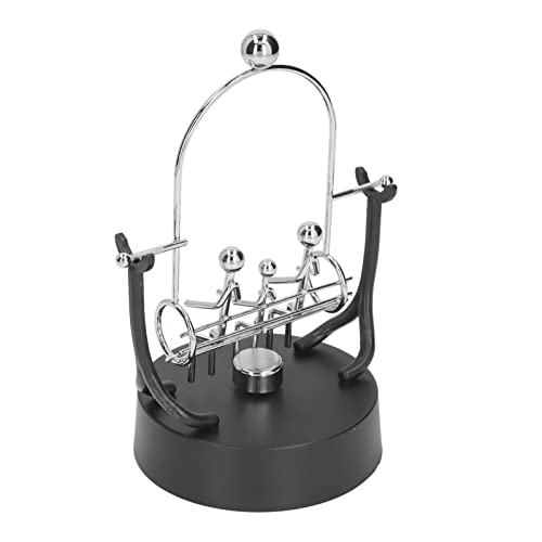 Stahlroboter-Balance-Spielzeug, Dekomprimierendes Metall, Automatische Schaukelbewegung, Ewiges Kunst-Balance-Spielzeug für Schreibtisch-Dekoration, Stahlrobot Stahlroboter-Balance-Spielzeug, Dekomprimierendes Metall, Automatische Schaukelbewegung, Ewiges Kunst-Balance-Spielzeug für Schreibtisch-Dekoration, Stahlrobot von Acouto