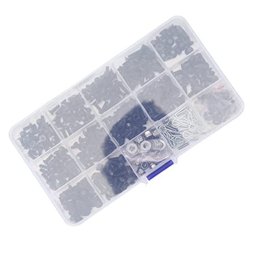 Universal und langlebig, RC Schrauben, 522 Teile für Axiale RC-Autos, Set aus Edelstahl für RC-Reparatur-Enthusiasten Universal und langlebig, RC Schrauben, 522 Teile für Axiale RC-Autos, Set aus Edelstahl für RC-Reparatur-Enthusiasten von Acouto