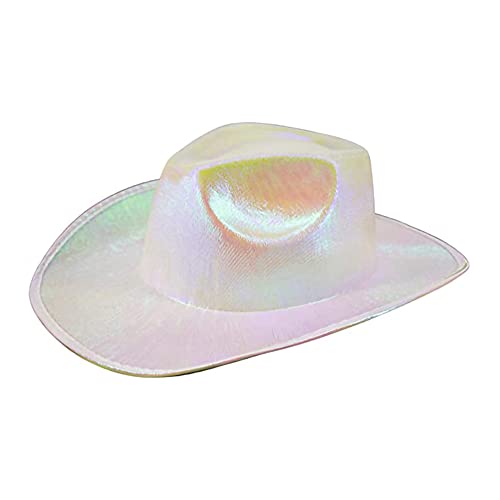 Cowgirl-Hut, Kostüm, Karneval, Kopfbedeckung, Disco, Abschlussball, Cowboyhut, Spielkostüm, Brautjungfern, Damen/Herren, Westernhut (A-Pearl Beige, Cowgirl-Hut, Kostüm, Karneval, Kopfbedeckung, Disco, Abschlussball, Cowboyhut, Spielkostüm, Brautjungfern, Damen/Herren, Westernhut (A-Pearl Beige, von Acrawnni