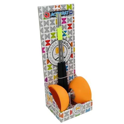 Acrobat Diabolo-Set Orange mit Aluminiumstäben – Leistung und Eleganz Acrobat Diabolo-Set Orange mit Aluminiumstäben – Leistung und Eleganz von Acrobat