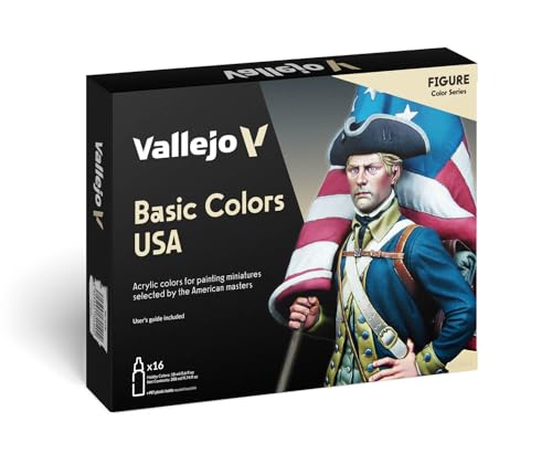 Vallejo Acrylic Model Color Set U.S.A Basic (16) von Vallejo