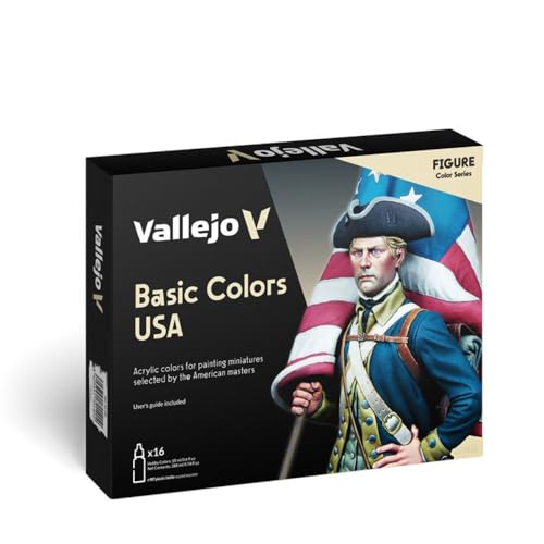 Vallejo Acrylic Model Color Set U.S.A Basic (16) von Vallejo