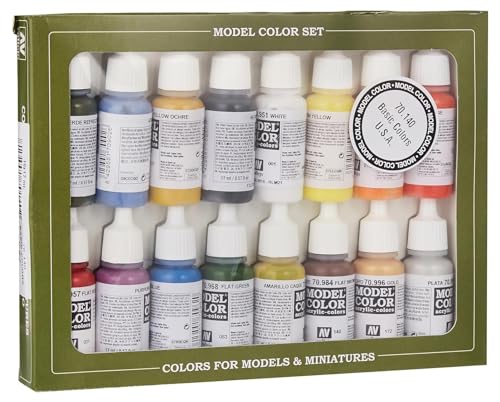 Vallejo Acrylic Model Color Set U.S.A Basic (16) von Vallejo