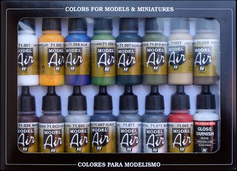 Building / Construction Set - Farbset - 16 x 17 ml Building / Construction Set - Farbset - 16 x 17 ml von Acrylicos Vallejo