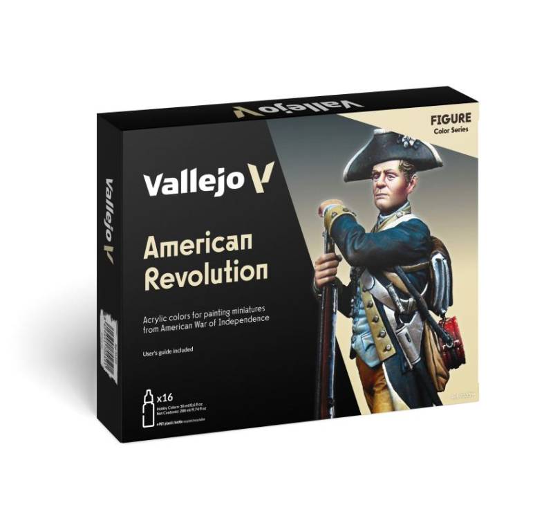 Farb-Set Amerikanische Revolution - 16 x 18 ml von Acrylicos Vallejo
