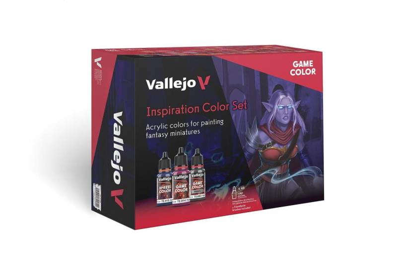 Farb-Set Inspiration Color - 48 x 18 ml von Acrylicos Vallejo