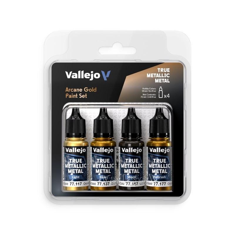 Farb-Set - TMM Arcane Gold (4 x 18ml) von Acrylicos Vallejo