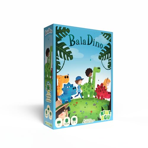 Baladino – Gesellschaftsspiel für Kinder – ein Rennen mit Dinosauriern – 5 Jahre und älter – ideal für die Familie – 2 bis 4 Spieler – schnell, einfach und lustig – Taktisch – Kiwizou – Blackrock Baladino – Gesellschaftsspiel für Kinder – ein Rennen mit Dinosauriern – 5 Jahre und älter – ideal für die Familie – 2 bis 4 Spieler – schnell, einfach und lustig – Taktisch – Kiwizou – Blackrock von Act In Games