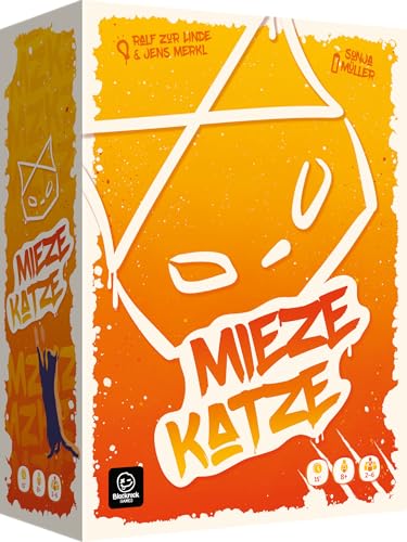 Blackrock Games Mieze Katze – kooperatives Gesellschaftsspiel Orignal und Spaß | 2 bis 6 Spieler | ab 8 Jahren | Gesellschaftsspiel Fun und Original | Koordination, Speicher & Beatbox von Act In Games