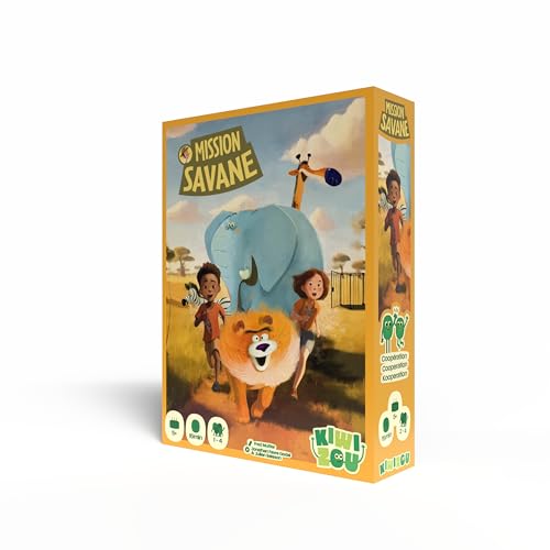 Blackrock Games Mission Savane Kiwizou Kooperatives Brettspiel für Kinder ab 5 Jahren 1 bis 4 Spieler Strategie und Denken Schnelle Spiele Einfache Regeln Ideal für Familie Blackrock Games Mission Savane Kiwizou Kooperatives Brettspiel für Kinder ab 5 Jahren 1 bis 4 Spieler Strategie und Denken Schnelle Spiele Einfache Regeln Ideal für Familie von Act In Games