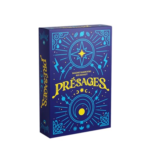Blackrock Games PRESAGES - Brettspiel - Schnelles und intelligentes Kartenspiel - Teamspielen - ab 8 Jahren - 4 bis 6 Spieler - Atmosphäre und Reflexion - mit Familie oder unter Freunden - Spiral von Act In Games