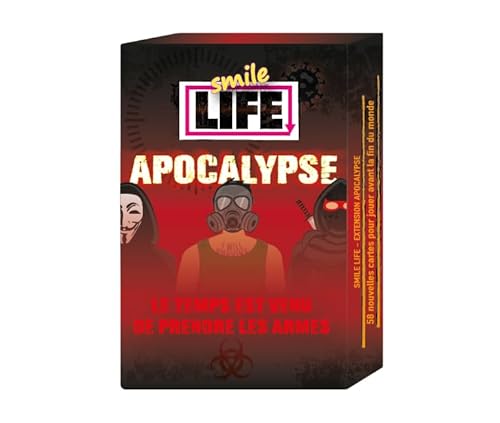 Blackrock Games Smile Life Extension Apocalypse – Karten- und Stimmungsspiel – ab 12 Jahren – erfordert das Smile Life-Spiel zum Spielen Blackrock Games Smile Life Extension Apocalypse – Karten- und Stimmungsspiel – ab 12 Jahren – erfordert das Smile Life-Spiel zum Spielen von Act In Games