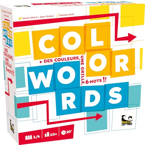 Color Words – Gesellschaftsspiel – Gesellschaftsspiel – Gesellschaftsspiel – ab 10 Jahren – 1 bis 6 Spieler – Spaß und schnell – Farben, ein Gitter, 6 Wörter – Blackrock Games – Bankiiiz Color Words – Gesellschaftsspiel – Gesellschaftsspiel – Gesellschaftsspiel – ab 10 Jahren – 1 bis 6 Spieler – Spaß und schnell – Farben, ein Gitter, 6 Wörter – Blackrock Games – Bankiiiz von Act In Games
