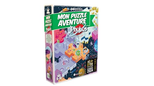 Mein Puzzle Abenteuer PHOBOS – ideal für Kinder ab 5 Jahren – Spiel und Puzzle – 3 Ermittlungen, 42 Teile – hergestellt in Frankreich – Game Flow – Blackrock Game Mein Puzzle Abenteuer PHOBOS – ideal für Kinder ab 5 Jahren – Spiel und Puzzle – 3 Ermittlungen, 42 Teile – hergestellt in Frankreich – Game Flow – Blackrock Game von Act In Games