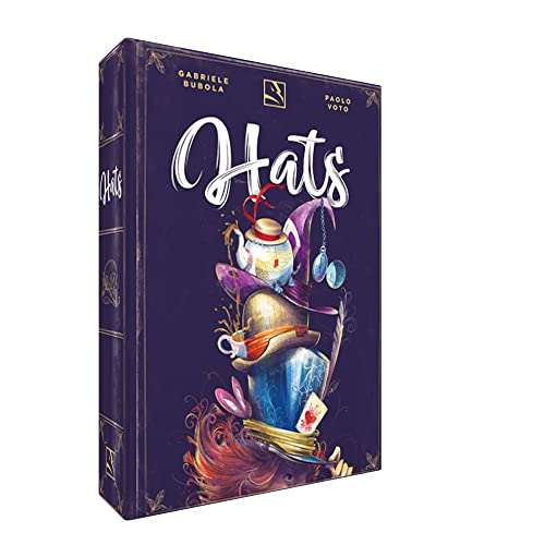 Thundergryph Games Hats Brettspiel,Strategiespiel basierend auf Alice im Wunderland,Set-Sammelspiel für Kinder und Erwachsene,Alter 14+,Durchschnittliche Spielzeit 20-30 Minuten,Hergestellt Thundergryph Games Hats Brettspiel,Strategiespiel basierend auf Alice im Wunderland,Set-Sammelspiel für Kinder und Erwachsene,Alter 14+,Durchschnittliche Spielzeit 20-30 Minuten,Hergestellt von Act In Games