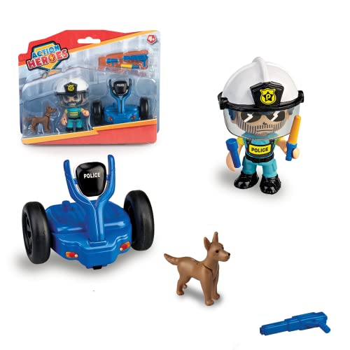 Action Heroes Polizei-Segway, Fahrzeug- und Figurenset, tolles Geschenk für Kinder ab 4 Jahren Action Heroes Polizei-Segway, Fahrzeug- und Figurenset, tolles Geschenk für Kinder ab 4 Jahren von Action Heroes