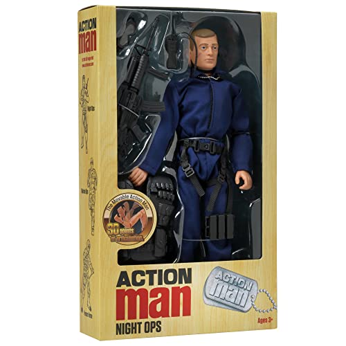 Action Man MAN von Peterkin | Night Ops | 30,5 cm große Actionfigur mit 30 Gelenkpunkten und Zubehör | Special Edition der 4. Generation | Actionfiguren | ab 3 Jahren Action Man MAN von Peterkin | Night Ops | 30,5 cm große Actionfigur mit 30 Gelenkpunkten und Zubehör | Special Edition der 4. Generation | Actionfiguren | ab 3 Jahren von Action Man