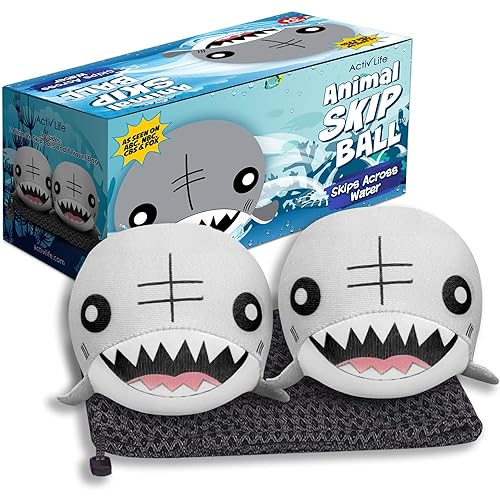 Activ Life Der ultimative Skip-Ball: Sommerspaß garantierter Wasser-Hüpfball, EIN unverzichtbarer Begleiter für alle Altersgruppen, 2er-Pack, Haie Activ Life Der ultimative Skip-Ball: Sommerspaß garantierter Wasser-Hüpfball, EIN unverzichtbarer Begleiter für alle Altersgruppen, 2er-Pack, Haie von Activ Life