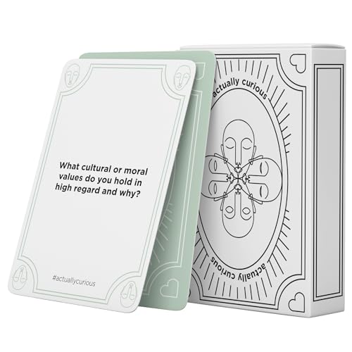 Actually Curious: Die Original Curiosity Edition! Diskussionskarten Spiel zum Chatten mit Freunden, Team, Kollegen, Familie, Tischthemenspiel,Einzigartiges Geschenk zum Vatertag Actually Curious: Die Original Curiosity Edition! Diskussionskarten Spiel zum Chatten mit Freunden, Team, Kollegen, Familie, Tischthemenspiel,Einzigartiges Geschenk zum Vatertag von Actually Curious