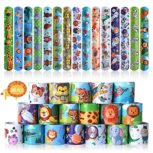 Acuiwer Schnapparmband 30 Stück Tiere Slap Armbänder Kindergeburtstag Gastgeschenke Party Slap Bracelet für Kinder Mädchen Jungen Acuiwer Schnapparmband 30 Stück Tiere Slap Armbänder Kindergeburtstag Gastgeschenke Party Slap Bracelet für Kinder Mädchen Jungen von Acuiwer