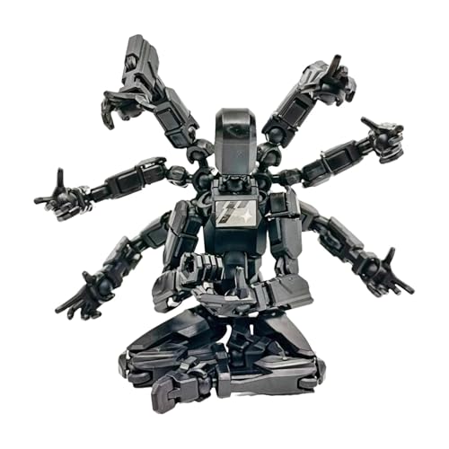 Acunny Action-Roboter Figur, Action-Figur, vollständig beweglich, Roboterfigur, komplett, für den Körper – Desktop-Dekoration für Lüfter und Sammler, Dichtungen Acunny Action-Roboter Figur, Action-Figur, vollständig beweglich, Roboterfigur, komplett, für den Körper – Desktop-Dekoration für Lüfter und Sammler, Dichtungen von Acunny