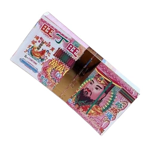 Acunny Antike Währung – Antike Münze des Jadekaisers – 100 Blatt Banknoten der Hölle für die traditionellen Rituale des Qingming-Festes und das Fest der Acunny Antike Währung – Antike Münze des Jadekaisers – 100 Blatt Banknoten der Hölle für die traditionellen Rituale des Qingming-Festes und das Fest der von Acunny