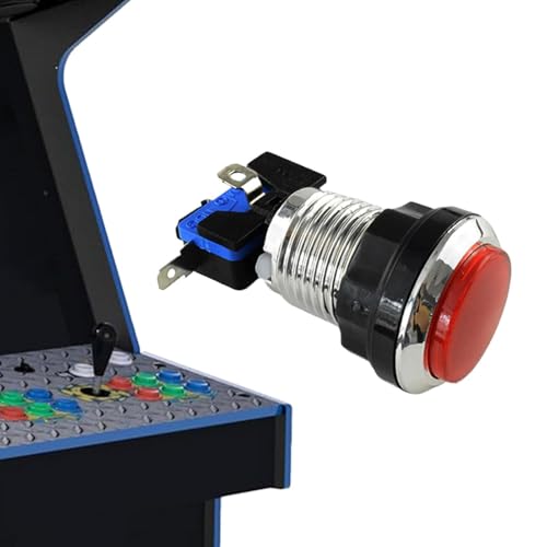 Acunny Arcade-Spielkonsole, für Spielkonsolen mit Licht, runder für die Arcade-Maschine, -Spielzubehör für Erwachsene, Acunny Arcade-Spielkonsole, für Spielkonsolen mit Licht, runder für die Arcade-Maschine, -Spielzubehör für Erwachsene, von Acunny