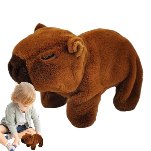 Acunny Capybara-Spielzeug aus elektrischem Plüsch, Capybara-Kissen aus Plüsch, niedliches Plüschtier | entzückendes Capybara-Plüschspielzeug für Schlafzimmer, Zimmer, Sofa, Acunny Capybara-Spielzeug aus elektrischem Plüsch, Capybara-Kissen aus Plüsch, niedliches Plüschtier | entzückendes Capybara-Plüschspielzeug für Schlafzimmer, Zimmer, Sofa, von Acunny