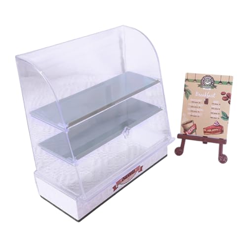 Acunny Doll House Cake Stand, Miniatur Bäckereischrank | Bread Shop Model Cabinet - Nette Fun Playhouse Collection Szenen Dekoration für den Kindergarten für die Ferienschule Acunny Doll House Cake Stand, Miniatur Bäckereischrank | Bread Shop Model Cabinet - Nette Fun Playhouse Collection Szenen Dekoration für den Kindergarten für die Ferienschule von Acunny