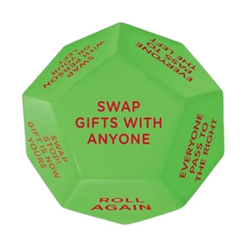Acunny Exchange Dice Game - 12 Seiten Holzwürfel Brettspiel für Weihnachten - Gruppenaktivitäten Accessoire für Familienparty BBQ Dating Travel Yard Hinterhof Acunny Exchange Dice Game - 12 Seiten Holzwürfel Brettspiel für Weihnachten - Gruppenaktivitäten Accessoire für Familienparty BBQ Dating Travel Yard Hinterhof von Acunny