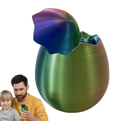 Acunny Große Eier, Spielzeugeier | -gedrucktes buntes Ei - Schreibtischspielzeug, handgefertigte kleine Eier, Urlaubsdekoration, Themenpartys, Zubehör für Freunde und Familie Acunny Große Eier, Spielzeugeier | -gedrucktes buntes Ei - Schreibtischspielzeug, handgefertigte kleine Eier, Urlaubsdekoration, Themenpartys, Zubehör für Freunde und Familie von Acunny