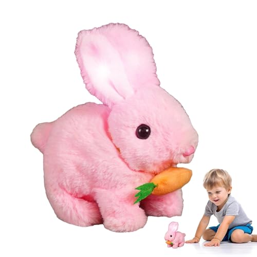 Acunny Hasenspielzeug zum Springen, Hopfen, Kaninchen, simuliert, realistisch, elektrisch, Kaninchen, springen, springen, Nase schütteln, Ohren, Figuren Acunny Hasenspielzeug zum Springen, Hopfen, Kaninchen, simuliert, realistisch, elektrisch, Kaninchen, springen, springen, Nase schütteln, Ohren, Figuren von Acunny