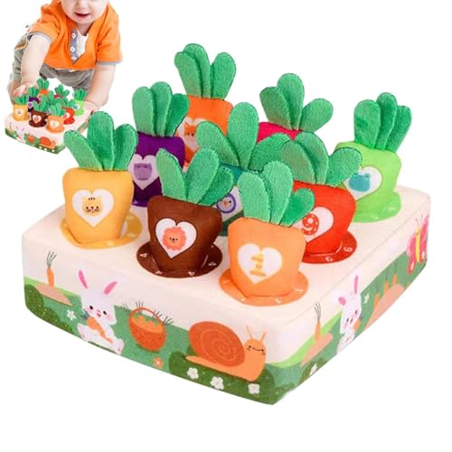Acunny Karottenspiel für Kleinkinder | Karottenerntspiel aus Plüsch für Kinder | Sensory Box Sortieren und Zählen das Puzzlespiel für Geschenke zur Ernte von Karotten von 1 bis 3 Jahren Acunny Karottenspiel für Kleinkinder | Karottenerntspiel aus Plüsch für Kinder | Sensory Box Sortieren und Zählen das Puzzlespiel für Geschenke zur Ernte von Karotten von 1 bis 3 Jahren von Acunny