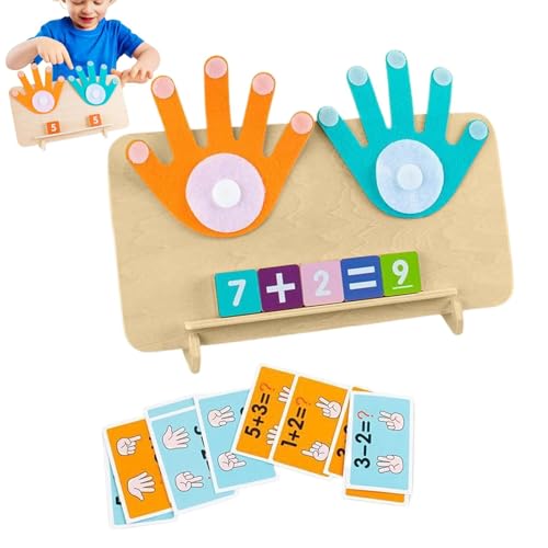 Acunny Math Learning Children Toy, Math Manipulants Learning Board – Mathematik des Vorschulalters manipuliert die Blöcke – Fine Motor Skills Improver Boys Girls Education Activity for von Acunny