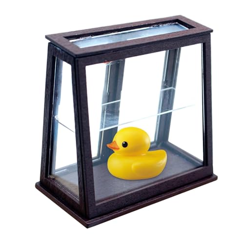 Acunny Miniatur-Kuchenschrank für Haus, Bäckerei-Vitrine, Miniatur-Schaufenster für Haus – Tortenständer und Schaufenstermodell Acunny Miniatur-Kuchenschrank für Haus, Bäckerei-Vitrine, Miniatur-Schaufenster für Haus – Tortenständer und Schaufenstermodell von Acunny