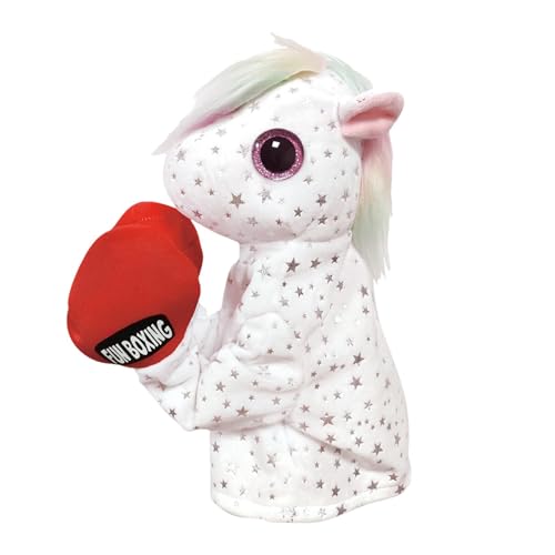 Acunny Niedliche Handpuppe, Handpuppen für Tiere, interaktive Boxhandpuppen, Cartoon-Handpuppen, buntes Plüschspielzeug für Zuhause, tragbare Tiere von Acunny