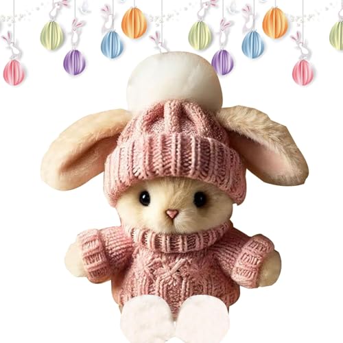 Acunny Plüschtier aus weichem Kaninchen, Plüschtier Osterhase, Plüschtier | Kaninchen-Plüschspielzeug mit inspirierender Karte | Emotionale Unterstützung, handgefertigt mit Stricken und Geburtstagen Acunny Plüschtier aus weichem Kaninchen, Plüschtier Osterhase, Plüschtier | Kaninchen-Plüschspielzeug mit inspirierender Karte | Emotionale Unterstützung, handgefertigt mit Stricken und Geburtstagen von Acunny