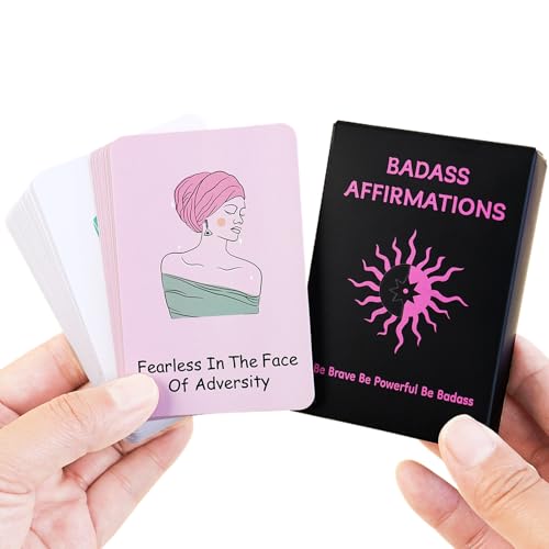 Acunny Positive Affirmationskarten, 60 inspirierende Affirmationskarten für Frauen | Motivational für Damen, Geburtstag, Freundin, Ziel, Tagebuch, Schlaf Acunny Positive Affirmationskarten, 60 inspirierende Affirmationskarten für Frauen | Motivational für Damen, Geburtstag, Freundin, Ziel, Tagebuch, Schlaf von Acunny