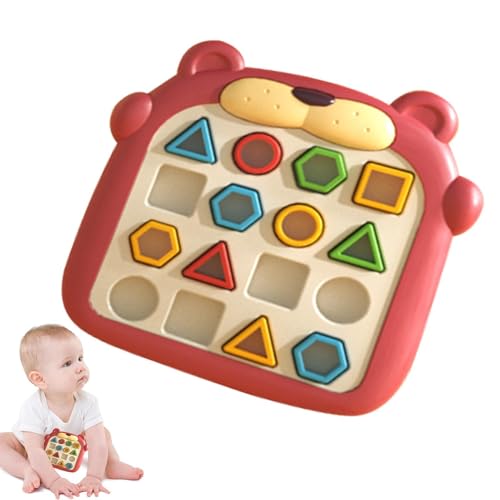 Acunny Puzzle in verschiedenen Formen, Sortierspielzeug für Kleinkinder, sensorisches Spielzeug für Kleinkinder mit Cartoon-Design, Lernspielzeug zum Sortieren und Kombinieren von Acunny