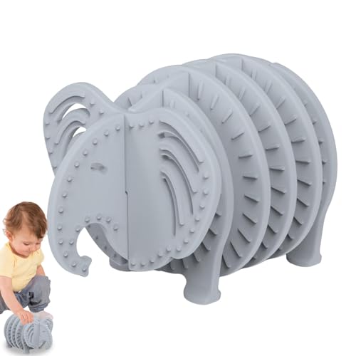 Acunny Puzzlespielzeug für Puzzles aus Silikon – sensorisches Puzzle, verflochtenes strukturiertes Puzzle, kognitive Matching-Spiele, pädagogisches 3D-Spielzeug, pädagogisches intellektuelles von Acunny